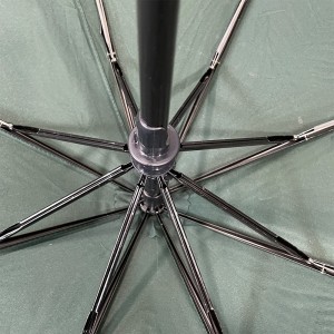 Ovida 3-folding Umbrella Red Fiberglass Ribs Custom Umbrella With Logo Unique Bag