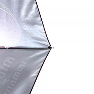 Ovida Full-auto Folding Umbrella Pongee Fabric With Silver coating Anti-UV Umbrella