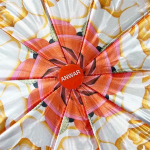 Ovida 23inch 10ribs Custom Umbrella With Flowers’ Pattern High-end Luxury Umbrella