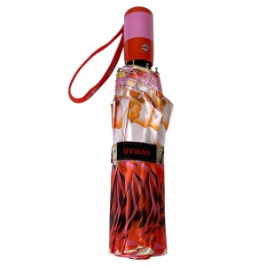 Ovida 23inch 10ribs Custom Umbrella With Flowers’ Pattern High-end Luxury Umbrella