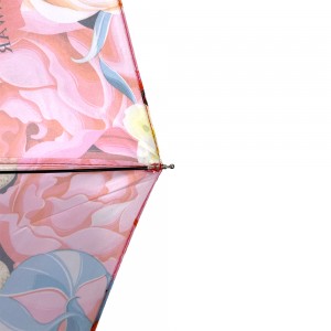 Ovida 23inch 10ribs Custom Umbrella With Flowers’ Pattern High-end Luxury Umbrella