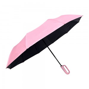 OVIDA Umbrella With logo Custom Ring Buckle Rain Umbrella UV Umbrella Fully Automatic Travel Umbrella