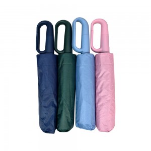 OVIDA Inverted Umbrella Carabiner Handle Compact Rainproof Windproof Sun Protection Portable Reverse Folding