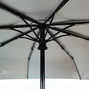 OVIDA Print Logo Promotional Automatic Open Close Folding Travel Windproof Umbrella for Gift With Logo