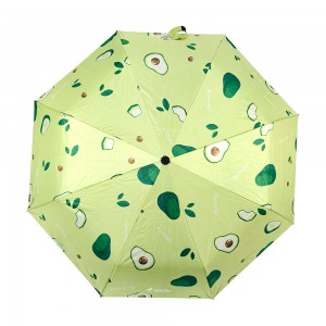 OVIDA Custom 3-Fold Automatic Umbrella Business Gift Travel Umbrella With Logo
