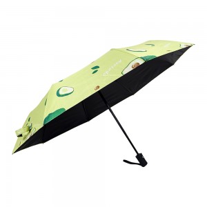 OVIDA Custom 3-Fold Automatic Umbrella Business Gift Travel Umbrella With Logo