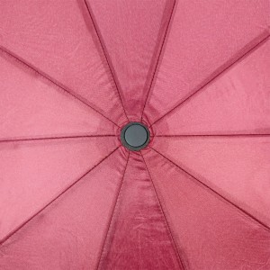 OVIDA Custom Portable Foldable 105cm Diameter 190T Pongee Fabric Travel Umbrella with Logo Print for Adults