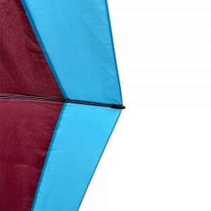 OVIDA Custom Portable Foldable 105cm Diameter 190T Pongee Fabric Travel Umbrella with Logo Print for Adults