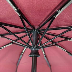 OVIDA Custom Portable Foldable 105cm Diameter 190T Pongee Fabric Travel Umbrella with Logo Print for Adults