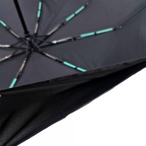 OVIDA Umbrella Manufacturer Custom Logo Printed Compact 3 Fold Umbrella Wholesale Umbrella Branded Promotional