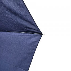 Ovida Factory Custom Advertising Full-automatic 3 Folding Umbrella Adults Sun Protection Umbrella Windproof