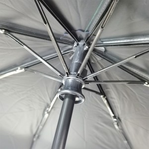 OVIDA OEM&ODM Full Automatic Open 3 Folding Buckle Umbrellas Travel Windproof Umbrella With Logo Printing