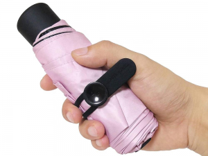 Ovida New inventions Anti UV 5 folding pink capsule cheap mini pocket umbrella