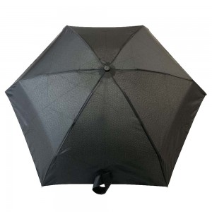 Ovida Hot sale high quality custom magic flower printing black uv coating mini five folding sun umbrella