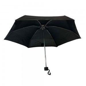 Ovida Hot sale high quality custom magic flower printing black uv coating mini five folding sun umbrella