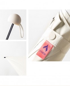 Ovida 2021 Dames Compacte Regenparaplu's, Coole 5-voudige Mini Zakparaplu, Opvouwbaar, Promotiegeschenk, Aangepaste Bedrukking, Goedkope Capsuleparaplu