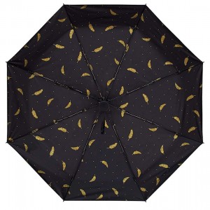 Ovida Five fold capsule fruit umbrella black glue sunscreen and anti ultraviolet Mini Umbrella