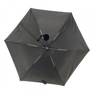 Ovida Custom Logo Printing Manual Mini 5 Fold Umbrella For The Rain Travel Umbrella Wholesale