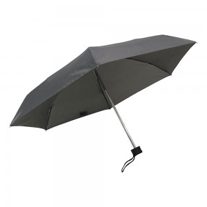 Ovida Custom Logo Printing Manual Mini 5 Fold Umbrella For The Rain Travel Umbrella Wholesale