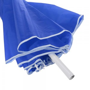 2m*8ribs custom printed promotional advertising outdoor beach parasol umbrella