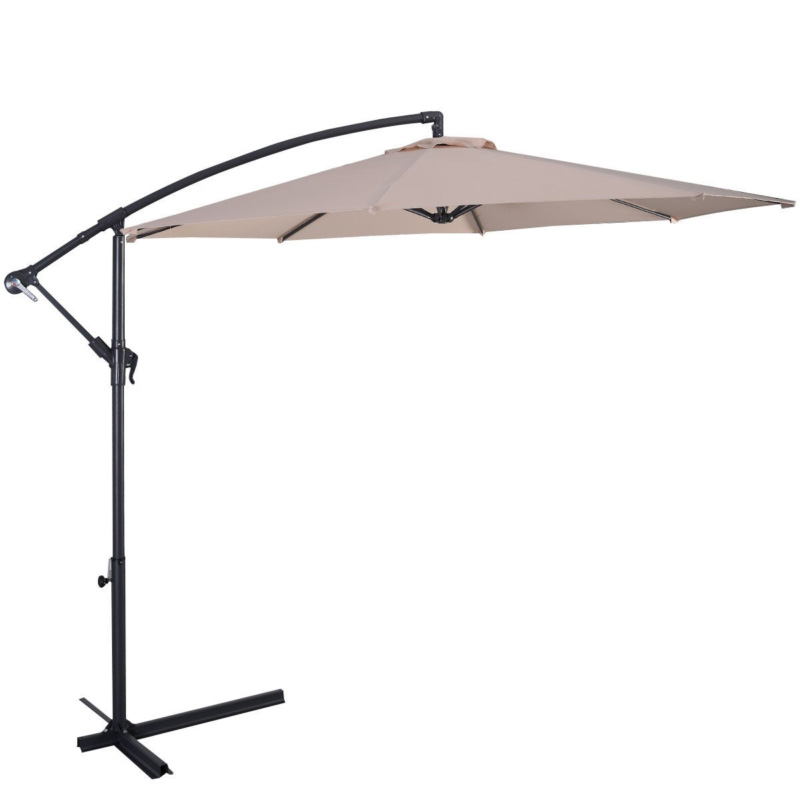 Factory directly supply Umbrella Spare Parts - 3m*8ribs Luxury foldable outdoor patio cantilever parasol garden umbrella – DongFangZhanXin