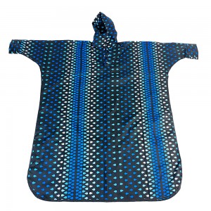 Ovida super quality water poof anti-drop pongee fabric with color change magic raincoat for household use