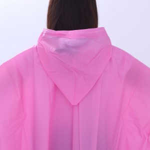 Ovida New Design Disposable Raincoat for Promotion Portable pure color cloak Rain Poncho