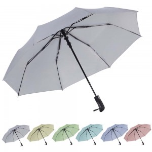 Ovida supplier umbrellas for sale Custom Logo 23 inch 8 ribs with logo 3 folding Automatic fold Umbrella parasols Reflecting