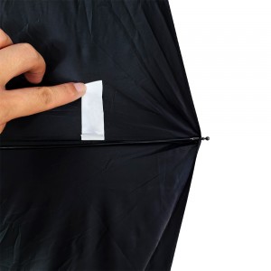 OVIDA Auto Flashlight Umbrella 3 Fold Umbrellas Logo Print Umbrella with LED Light Handle
