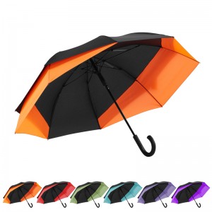 Ovida Windproof Large Size Double Layer Chinese New Creative Backpack Extendable Stretch Umbrella