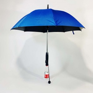 Water Spray Fan Umbrella with Fan with Spray Device Sunscreen Cooling Fan Umbrella