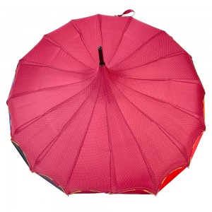 Maambrella eOvida Akagadzirwa Nemafashoni eDome Shape Tower Amburera dzeMuchato dzePagoda