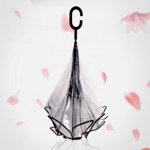 Ovida Outdoor Transparent Folding double layer Pattern Japanese Plastiki Transparent Folding Reverse Amburera