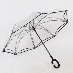 Ovida Outdoor Transparent Folding double layer Pattern Japanese Plastiki Transparent Folding Reverse Amburera