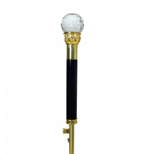 Ovida digital printing diamond handle sombrilla golden frame fold lady luxury umbrella custom