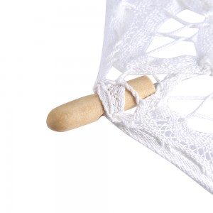 Ovida Mini Vintage Paj Ntaub Dawb Lace Umbrella rau Khoom Plig Hnub Yug Duab Tshoob Kos Khoom Plig Kho Kom Zoo Nkauj Rau Tog