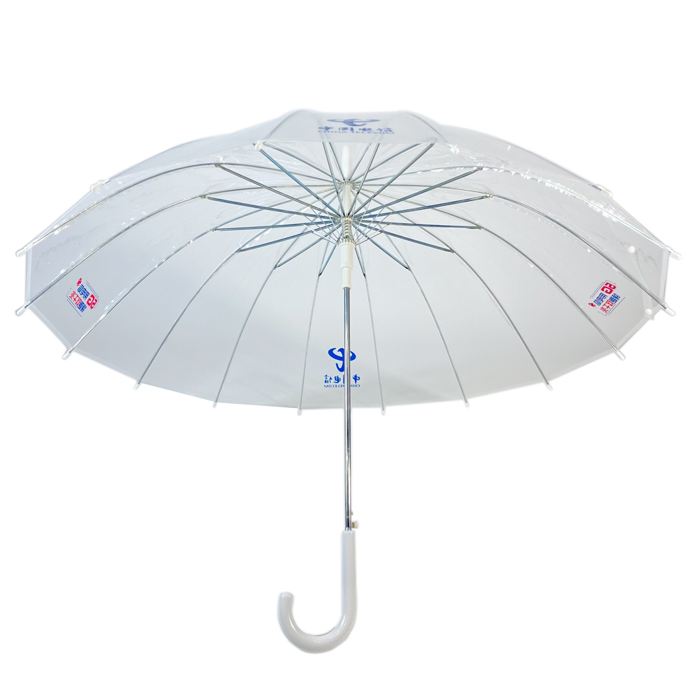 Reasonable price Umbrella White - Automatic 16ribs Stick straight transparent golf Umbrella – DongFangZhanXin