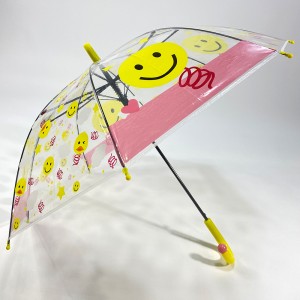 Automatic Opening PVC Bubble Plastic Transparent Child Umbrella