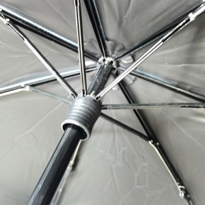 Ovida Creative Manual Folding Umbrella with Irregular Shape Silver-Coated Custom Umbrella Wholesale OEM Umbrella