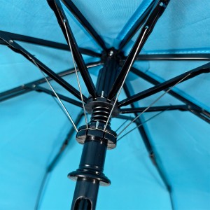 OVIDA OEM Custom Logo Automatic Open Close Foldable Umbrella 8 Ribs Parasol with Logo Wholesale Umbrellas