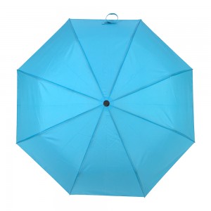 OVIDA OEM Custom Logo Automatic Open Close Foldable Umbrella 8 Ribs Parasol with Logo Wholesale Umbrellas