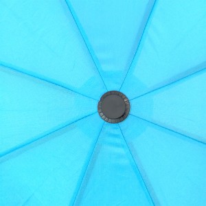 OVIDA OEM Custom Logo Automatic Open Close Foldable Umbrella 8 Ribs Parasol with Logo Wholesale Umbrellas