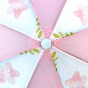 OVIDA Umbrella Manufacturers Wholesale Fully-Automatic 3 Folding Umbrella for Advertising Custom Umbrella Outdoor