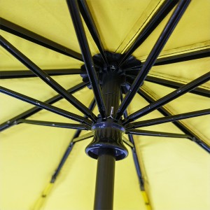 OVIDA Factory Wholesale Fully-Automatic 3-Fold Black Coating UV Advertising Umbrella for Adults Custom Umbrella Sombrillas