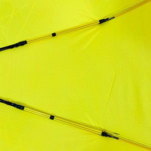 OVIDA Factory Wholesale Fully-Automatic 3-Fold Black Coating UV Advertising Umbrella for Adults Custom Umbrella Sombrillas