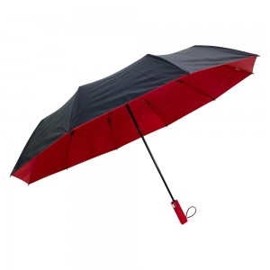 OVIDA 10K Double Layers Automatic Umbrella Custom Logo Business Umbrella Auto Open Rainy Sunny Windproof Umbrellas