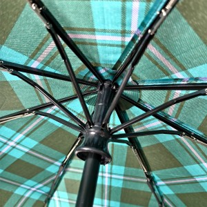 OVIDA OEM ODM Fully Automatic 3 Folding Advertising Gift Umbrella Custom Logo Pattern Outdoor Travel Parasol