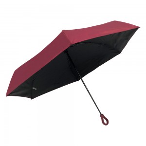 OVIDA Mini 5-Fold Umbrella nrog Buckle UV Umbrella 6 Ribs Umbrella lag luam wholesale