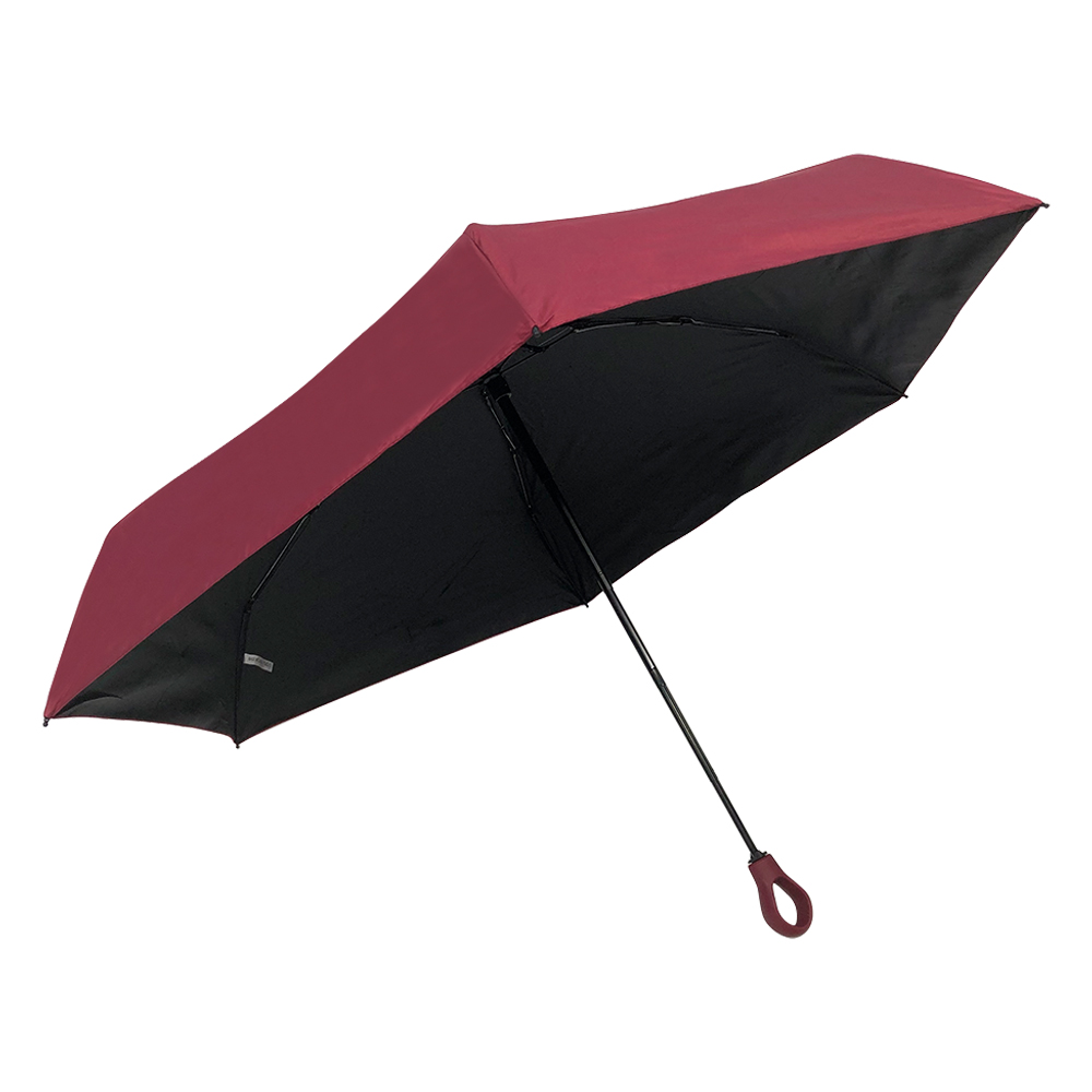 OVIDA Mini 5-Fold Umbrella with Buckle UV Umbrella 6 Ribs Umbrella wholesale