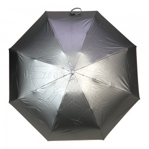 I-OVIDA Factory Custom Logo Titanium Silver Mini Capsule Umbrella Compact UV Protection Parasol for Women